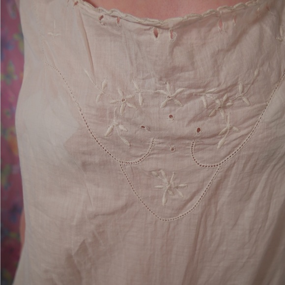 Antique Victorian 1800s Edwardian White Cotton One Piece Combination Bloomers - Picture 4 of 8